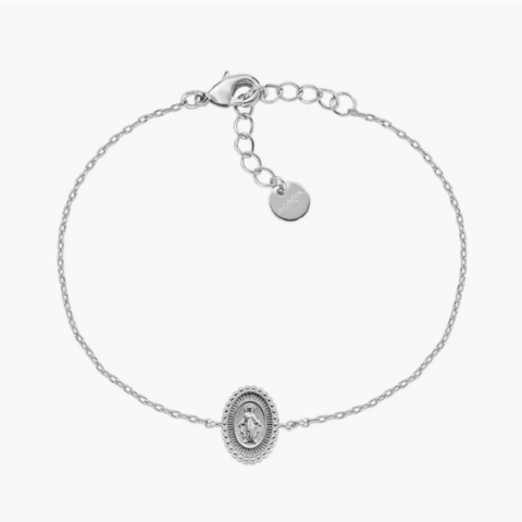 Bracciale in Ottone Rodiato con Miracolosa Gioielli Amen | OTBRMIPAB3