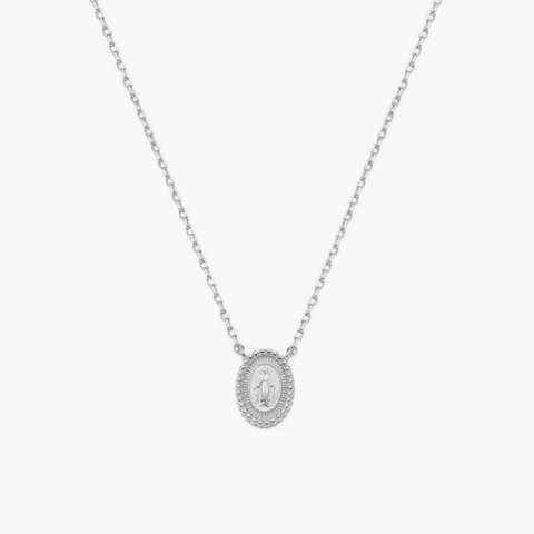 Collana In Ottone Rodiato con Miracolosa Amen | OTCLMIPAB3