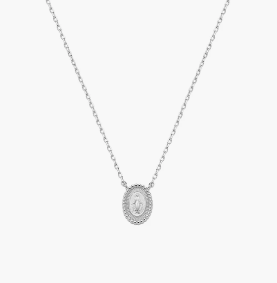 Collana In Ottone Rodiato con Miracolosa Amen | OTCLMIPAB3