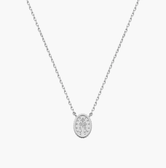 Collana In Ottone Rodiato con Miracolosa Amen | OTCLMIPAB3 - immagine 2