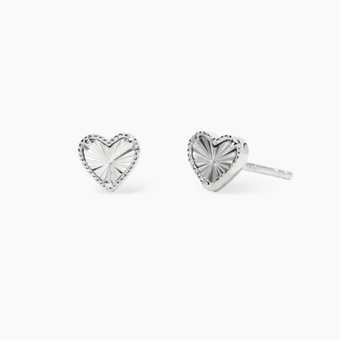 Orecchini Lobo A Cuore In Argento Mabina | 563979