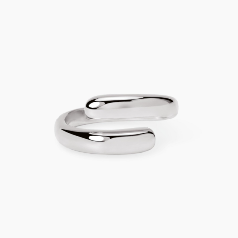 Anello Regolabile In Argento Rodiato Mabina | 523480
