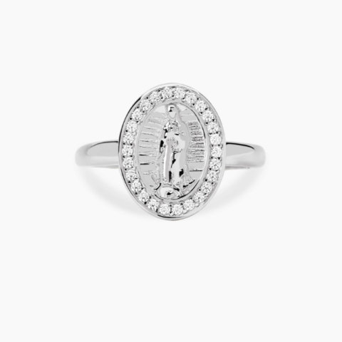 Anello Regolabile Con Madonnina Mabina | 523517