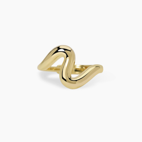Anello Way Regolabile In Argento Dorato Mabina | 523514