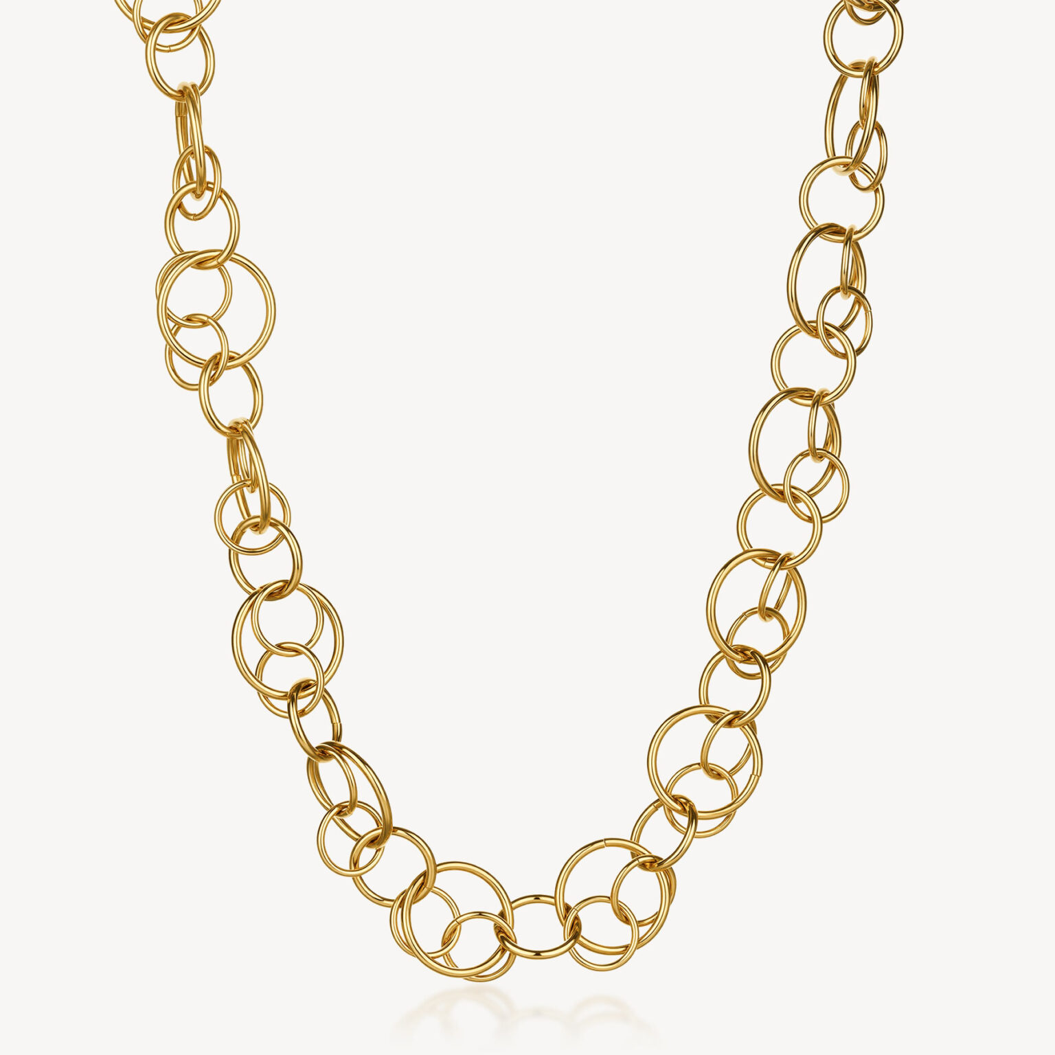 Collana Dorata Con Cerchi Intersecati Brosway | BAU06