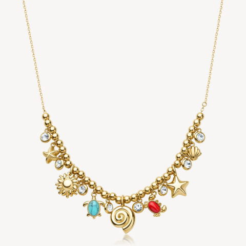Collana Dorata Chakra Con Conchiglia Brosway | BHKLE09