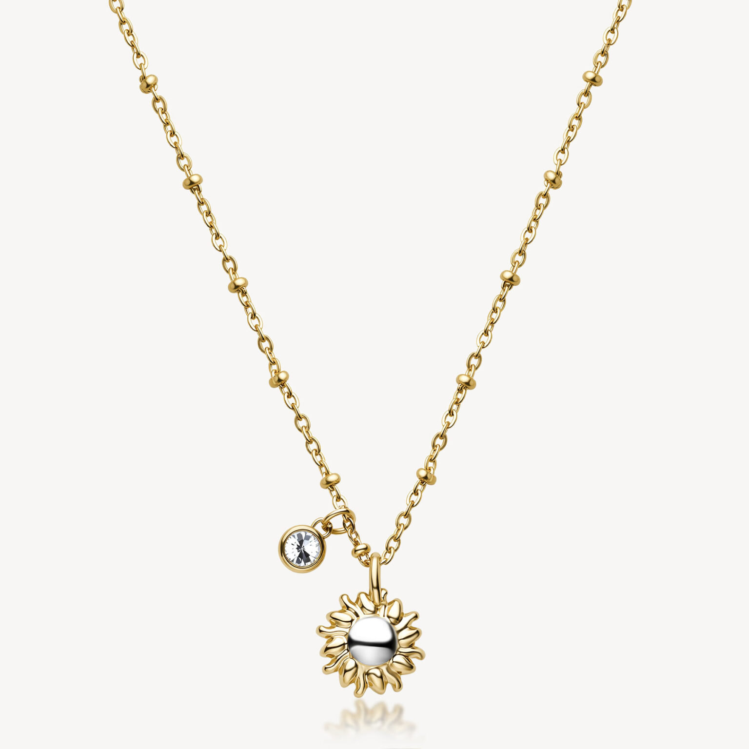 Collana Dorata Con Sole Chakra Brosway | BHKN196