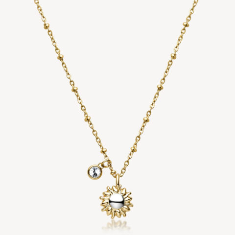 Collana Dorata Con Sole Chakra Brosway | BHKN196