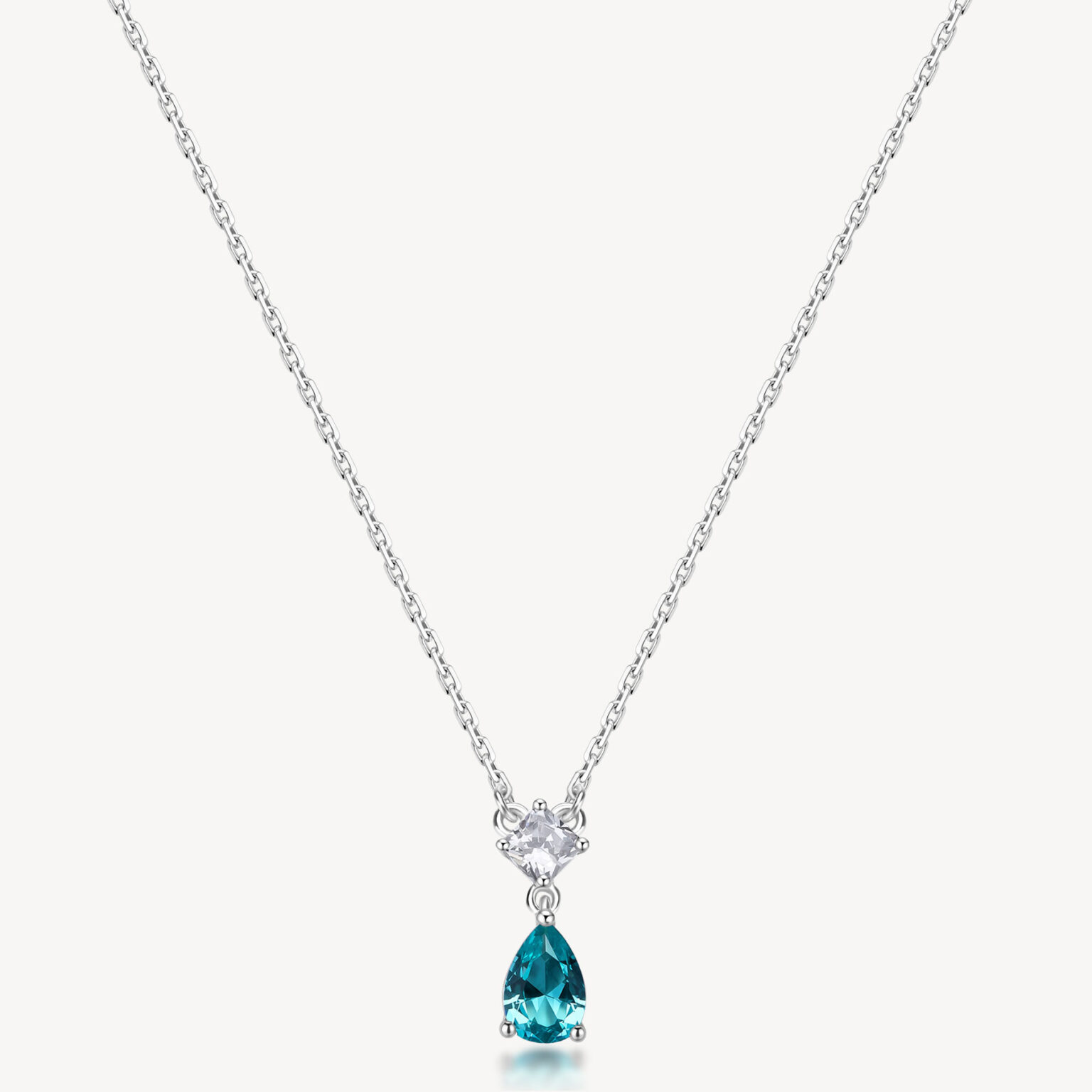 Collana Con Pendente Aqua Green Brosway Fancy | FAG03