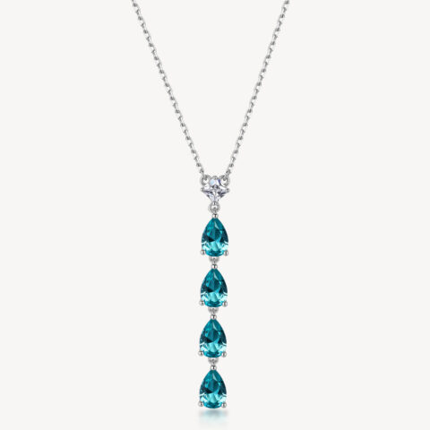 Collana Con Pendente Aqua Green Brosway Fancy | FAG04
