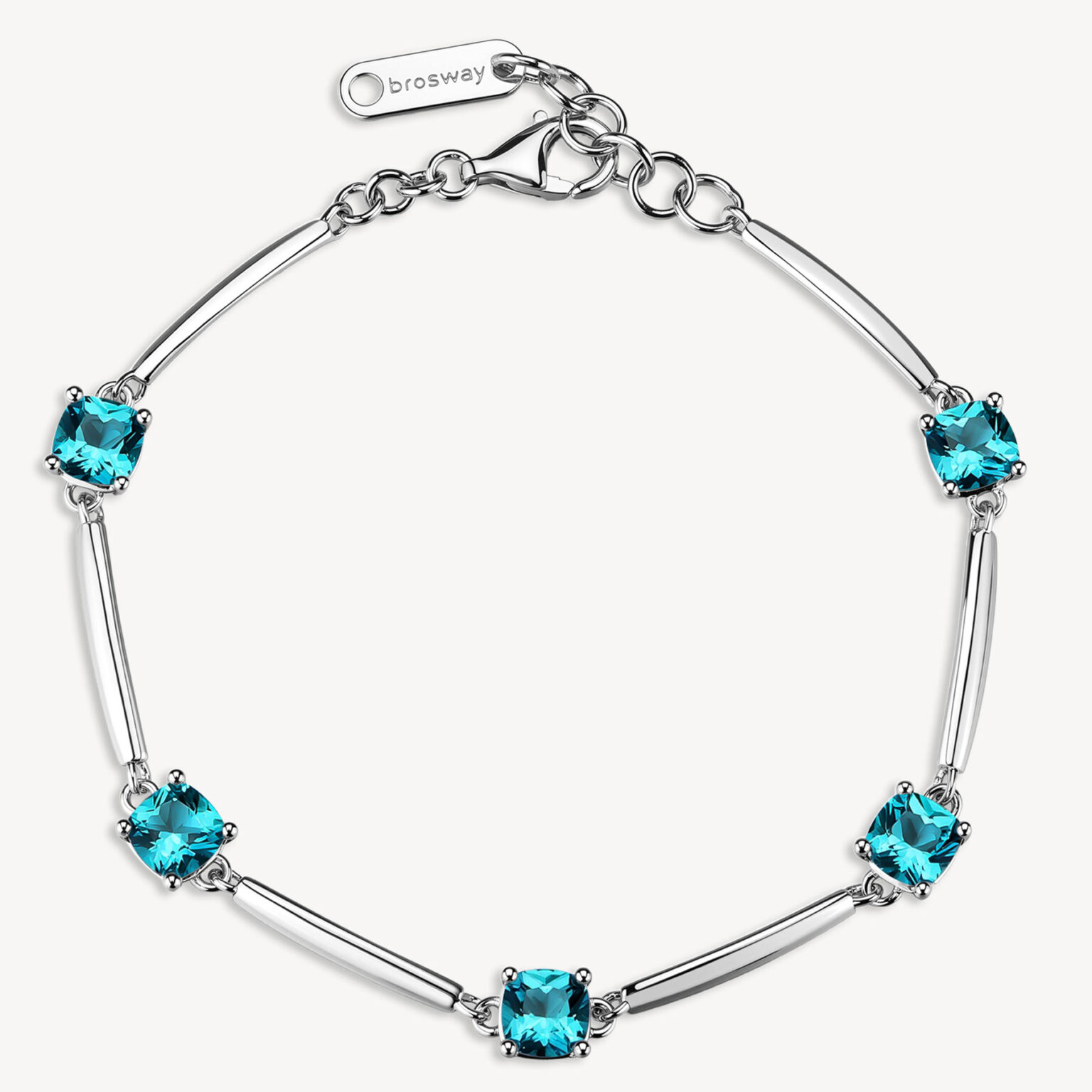 Bracciale Zirconi Aqua Green Brosway Fancy | FAG06