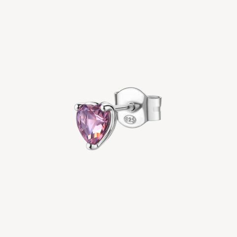 Orecchino A Cuore Tender Pink Brosway Fancy | FTP09