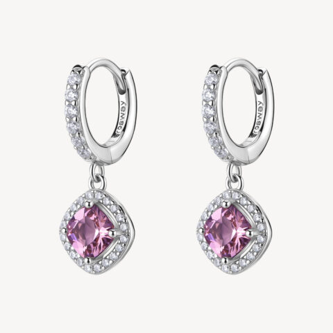 Orecchini A Cerchio Con Pendente Tender Pink Brosway Fancy | FTP15