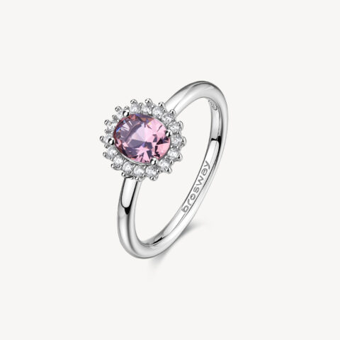 Anello Kate Con Zircone Tender Pink Brosway Fancy | FTP18