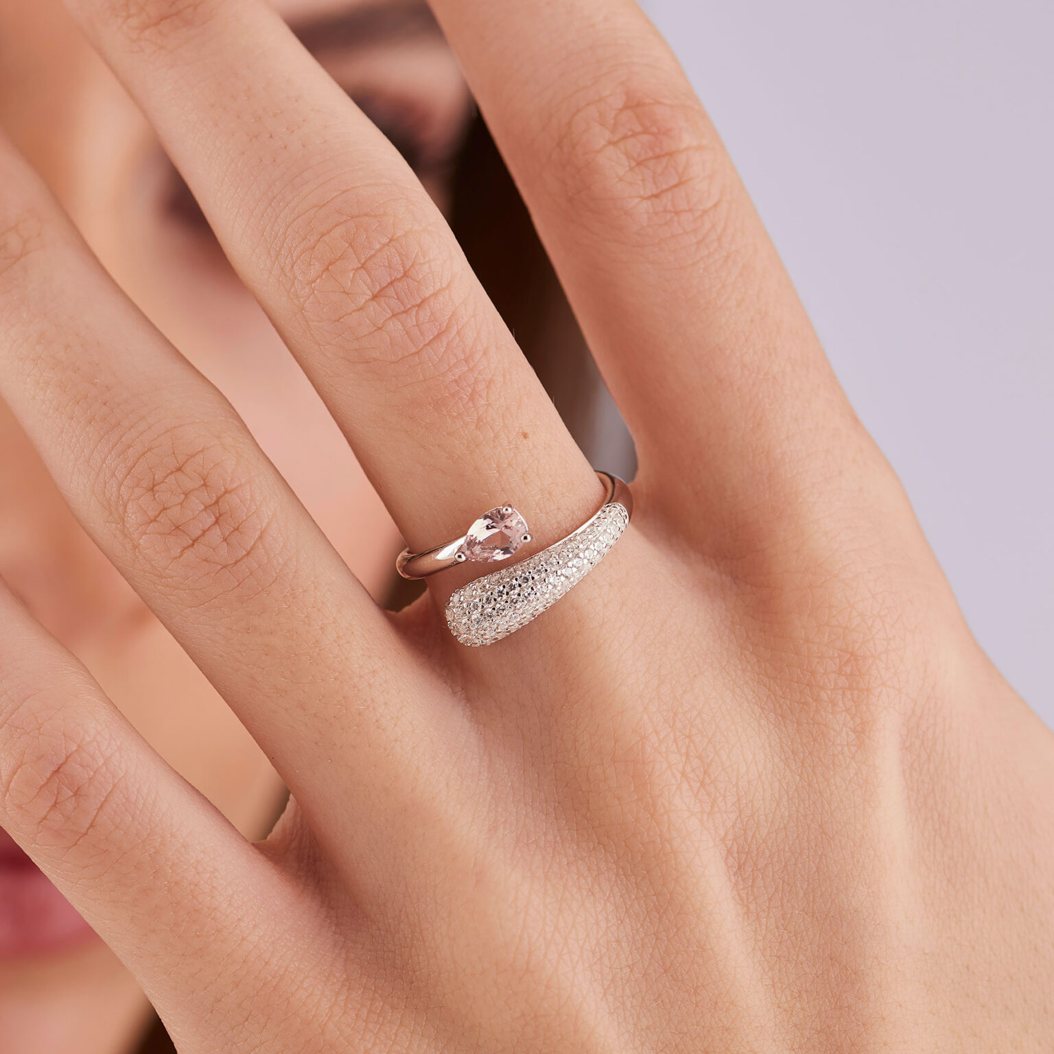 Anello Contrariè Con Zirconi Tender Pink Brosway Fancy | FTP19 - immagine 2