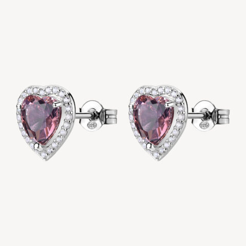 Orecchini Lobo A Cuore Tender Pink Brosway Fancy | FTP24
