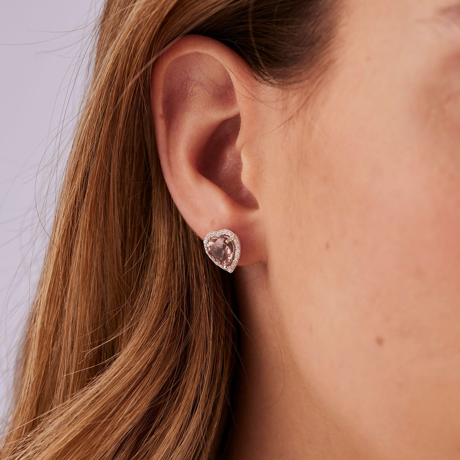 Orecchini Lobo A Cuore Tender Pink Brosway Fancy | FTP24 - immagine 2