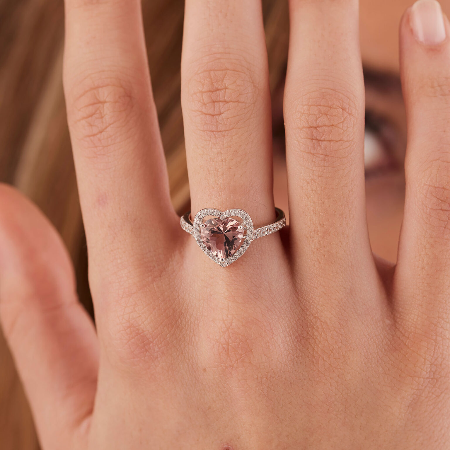 Anello Con Cuore E Zirconi Tender Pink Brosway Fancy | FTP25 - immagine 2