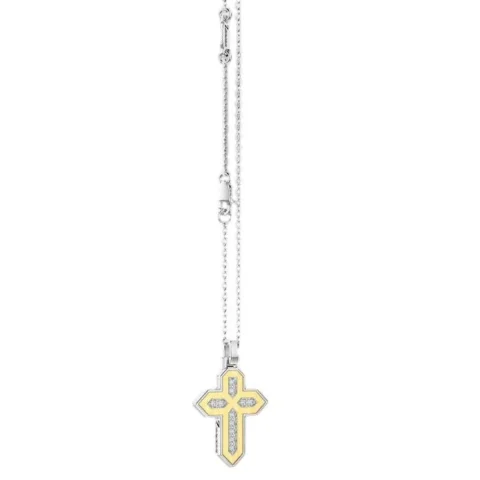 Collana Uomo Alpha Diamond In Argento Zancan | ESC280G