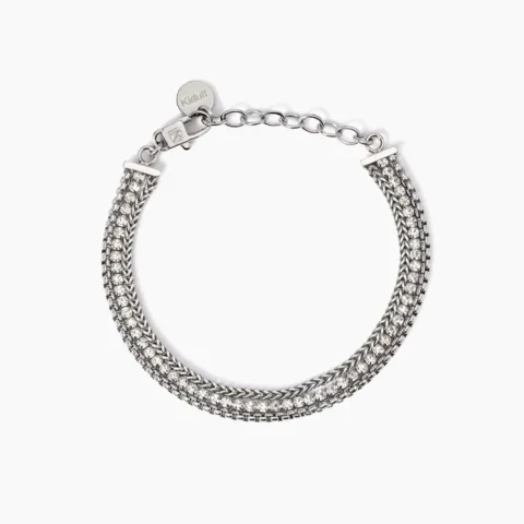 Bracciale Con Due Catene E Tennis Kidult | 831025