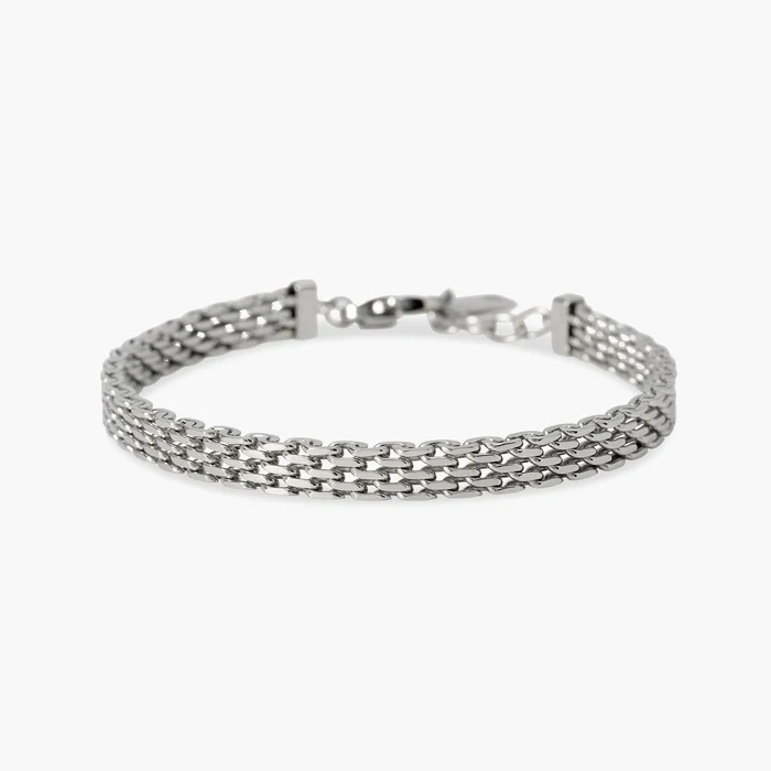 Bracciale In Acciaio Con Maglia Milano Kidult | 831166