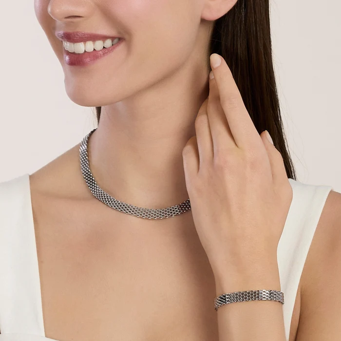 Girocollo Regolabile Con Catena Mesh Kidult | 851143 - immagine 3