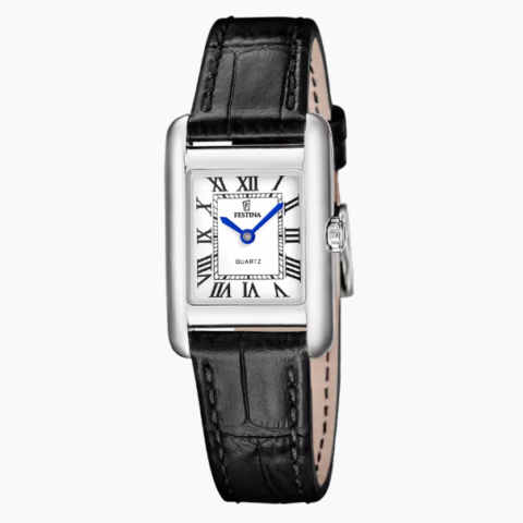 Orologio On The Square Grigio Cinghia Pelle Donna Festina | F20773/1