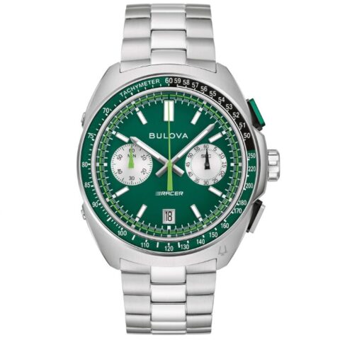 Orologio Uomo Racer Verde Bulova | 98B468
