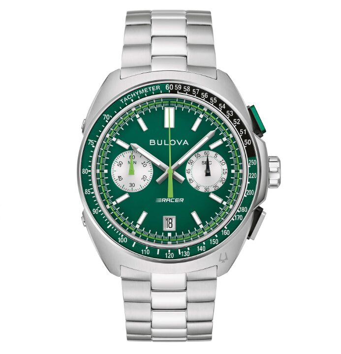 Orologio Uomo Racer Verde Bulova | 98B468
