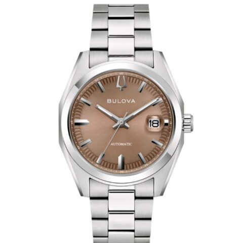 Orologio Uomo Surveyor Automatic Marrone Bulova | 96B470