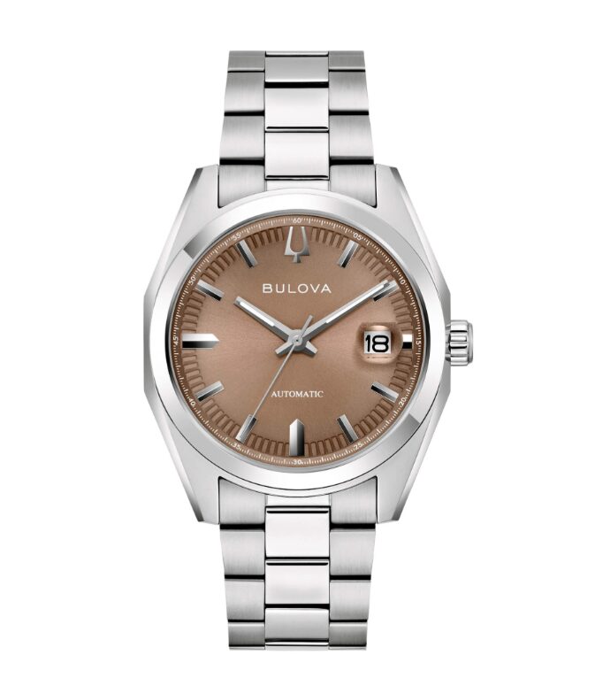 Orologio Uomo Surveyor Automatic Marrone Bulova | 96B470
