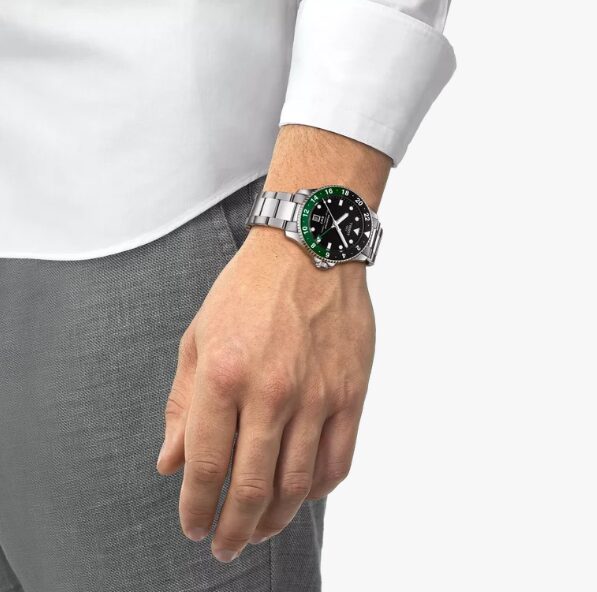Orologio Uomo Tissot Seastar 1000 GMT 40mm | T120.852.11.051.00 - immagine 4