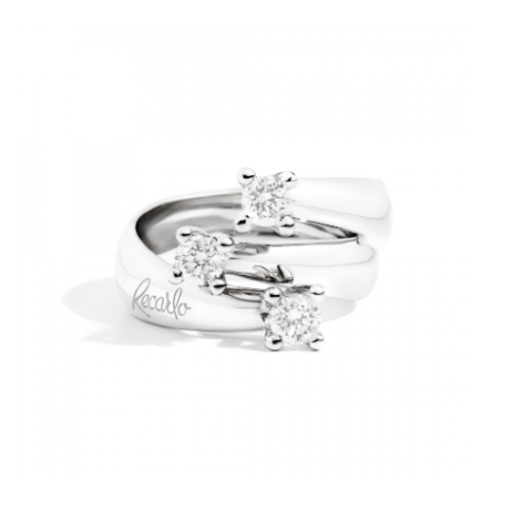 Anello Eternity In Oro Bianco E Diamanti Recarlo | R02TY677/054-15