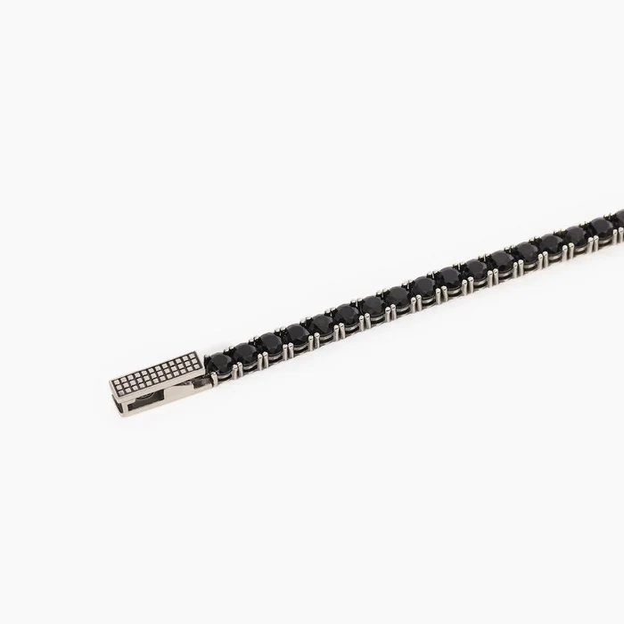 Bracciale Tennis Con Zirconi Neri Gioielli Mabina | 533580-S - immagine 2