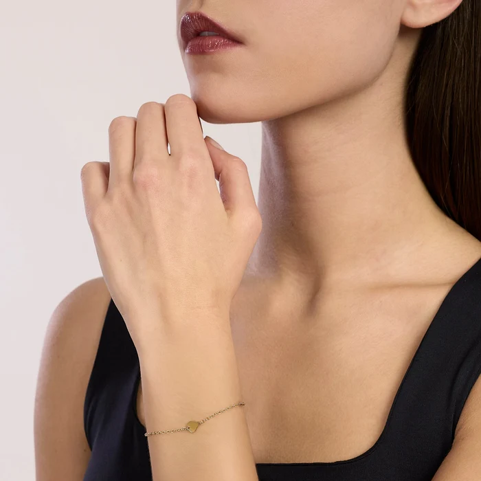 Bracciale Infinity In Acciaio Dorato Con Cuore Kidult | 732401 - immagine 4