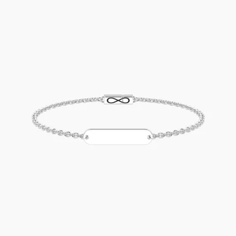 Bracciale Infinity Con Targhetta Kidult | 732403