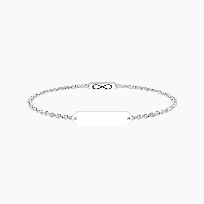 Bracciale Infinity Con Targhetta Kidult | 732403