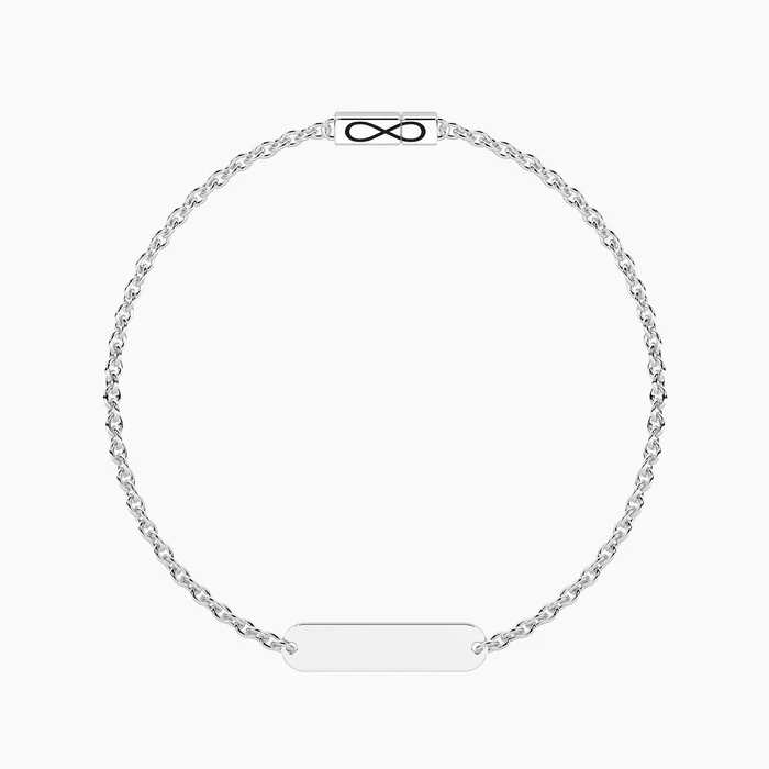 Bracciale Infinity Con Targhetta Kidult | 732403 - immagine 2