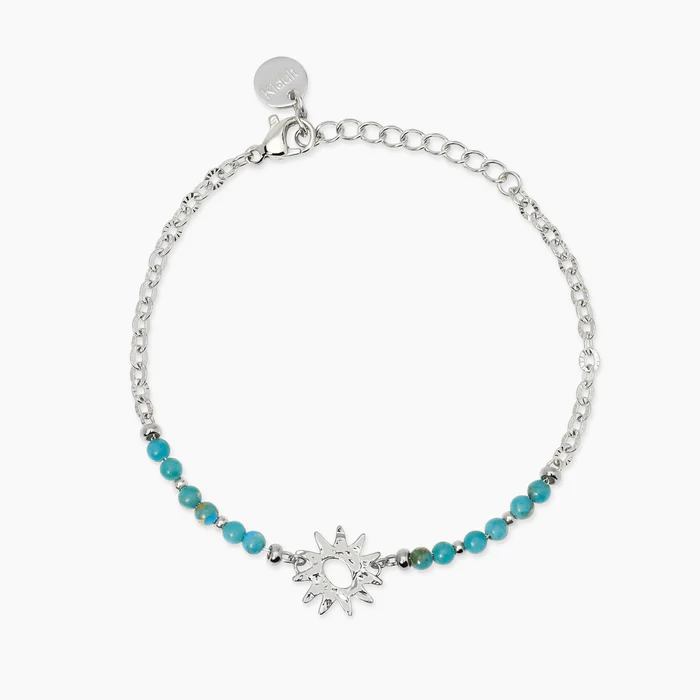 Bracciale Con Diaspro Azzurro E Sole Kidult | 831222