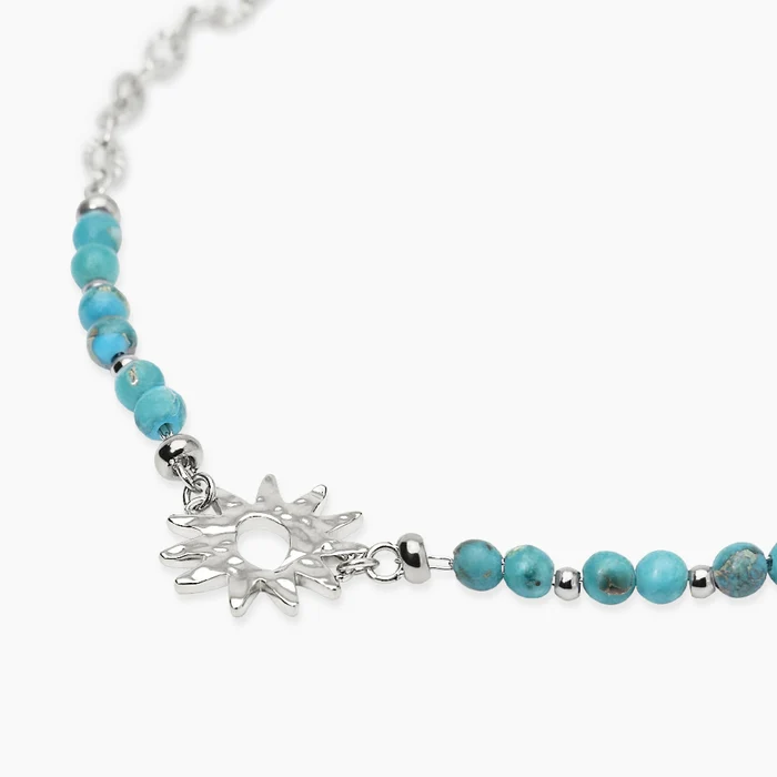 Bracciale Con Diaspro Azzurro E Sole Kidult | 831222 - immagine 3