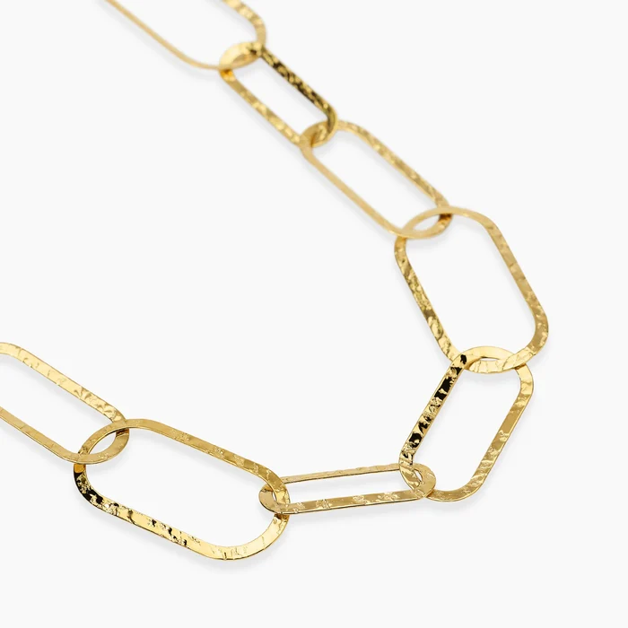 Collana Con Maglie Dorate Martellate Kidult | 851134 - immagine 2