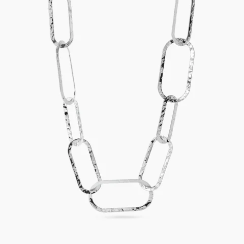 Collana Con Maglie Allungate Martellate Kidult | 851135
