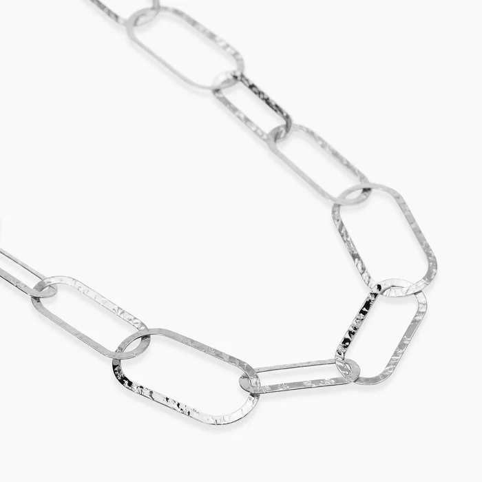Collana Con Maglie Allungate Martellate Kidult | 851135 - immagine 2