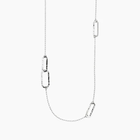 Collana Con Maglie Allungate Martellate Kidult | 851139
