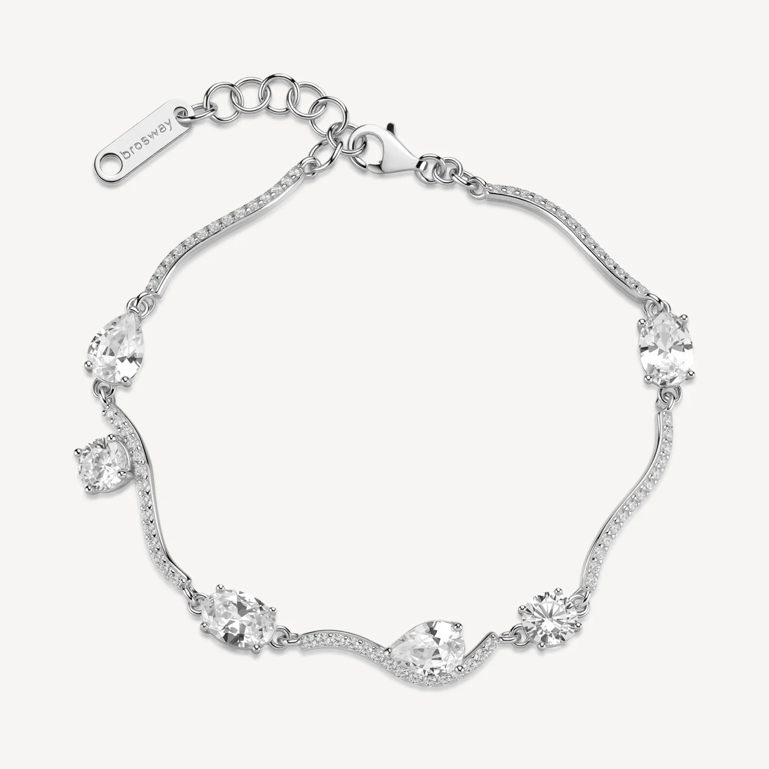 Bracciale Semirigido Zirconi Bianchi Brosway Fancy | FIW183