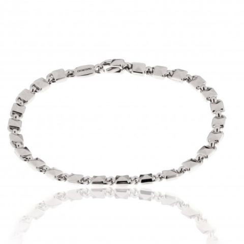 Bracciale In Oro Bianco Accenti Chimento | 1B05248ZZ5190