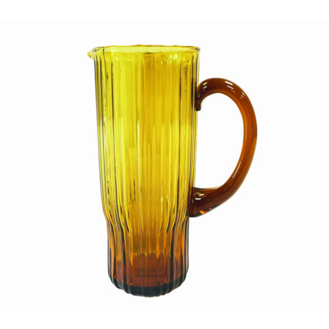 Caraffa Plissè Ambra Vetro Brandani | 51072