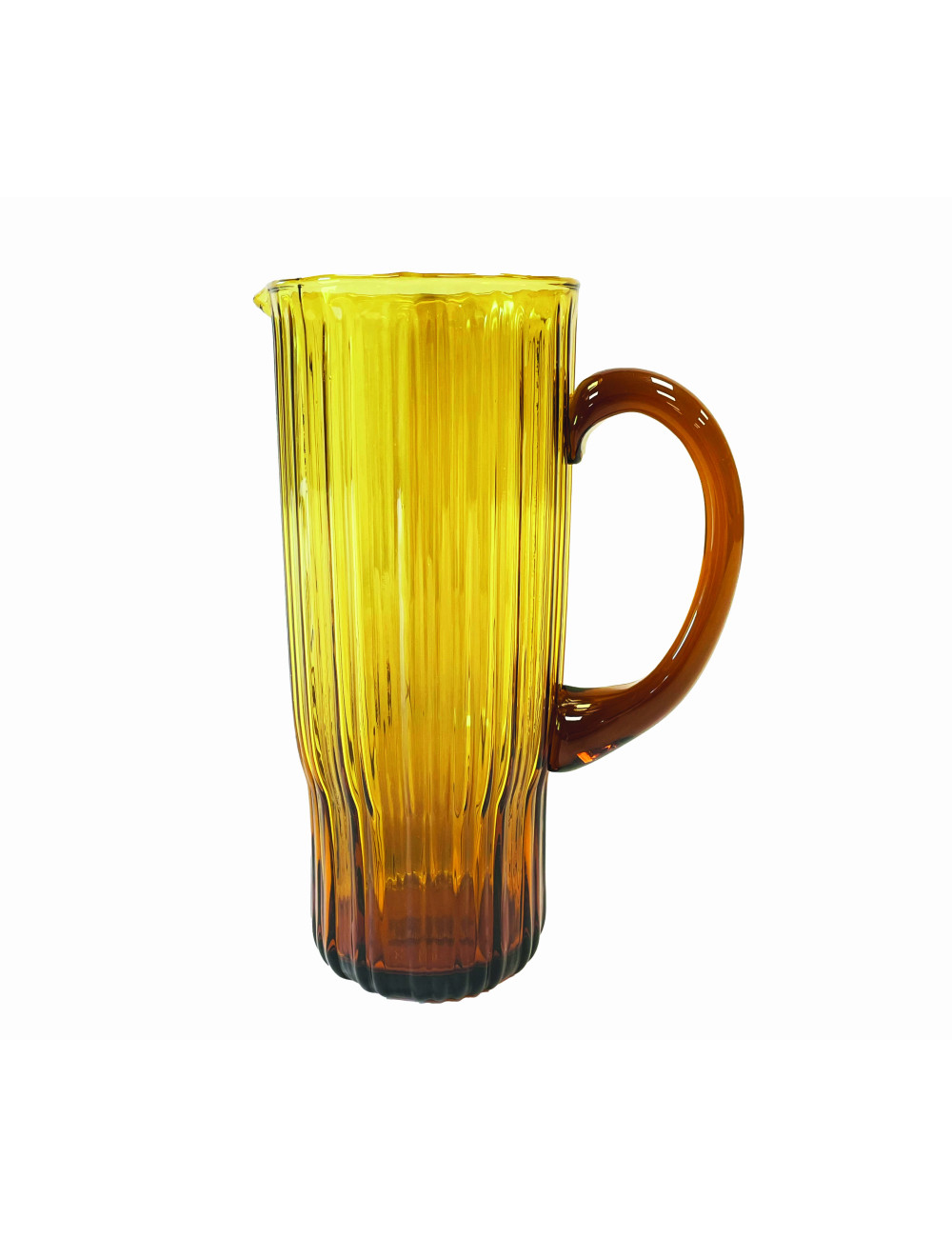 Caraffa Plissè Ambra Vetro Brandani | 51072