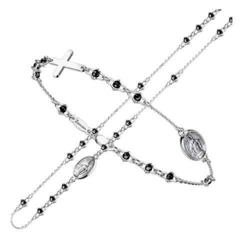 Bracciale Rosario Uomo In Argento Gioielli Zancan Spiritual| SXB017-SN