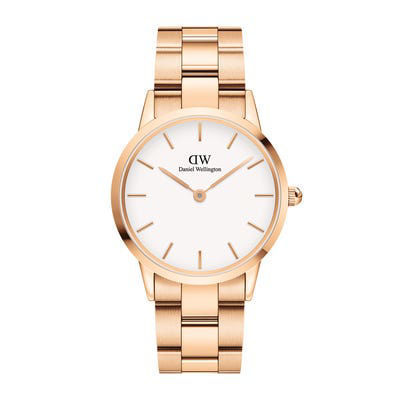Orologio Daniel Wellington Iconic Link White Rose Gold 36 mm | DW00100209